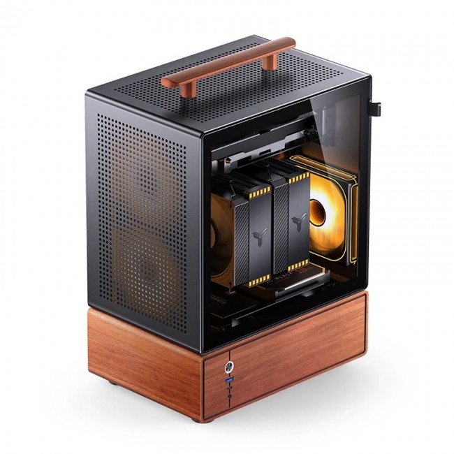 Jonsbo T7 Midi Tower Black, Wood Jonsbo T7 Midi Tower Black, Wood