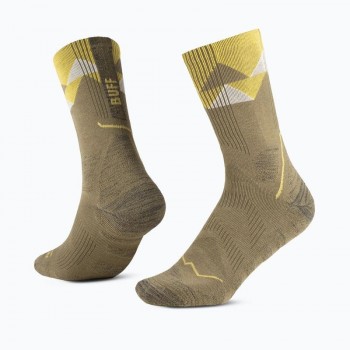 BUFF THERMONET Over The Calf Socks, Olive L