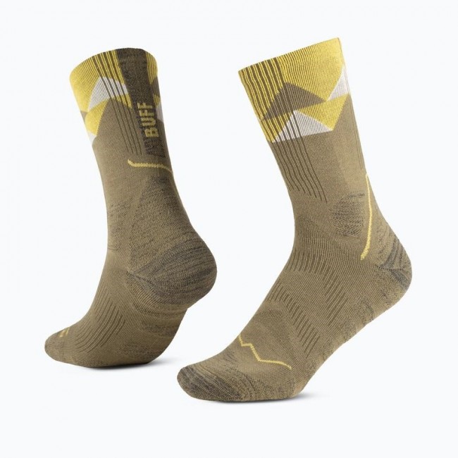 BUFF THERMONET Over The Calf Socks, Olive L