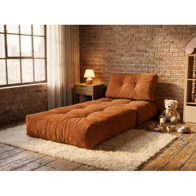 WOBA copper pouffe-mattress
