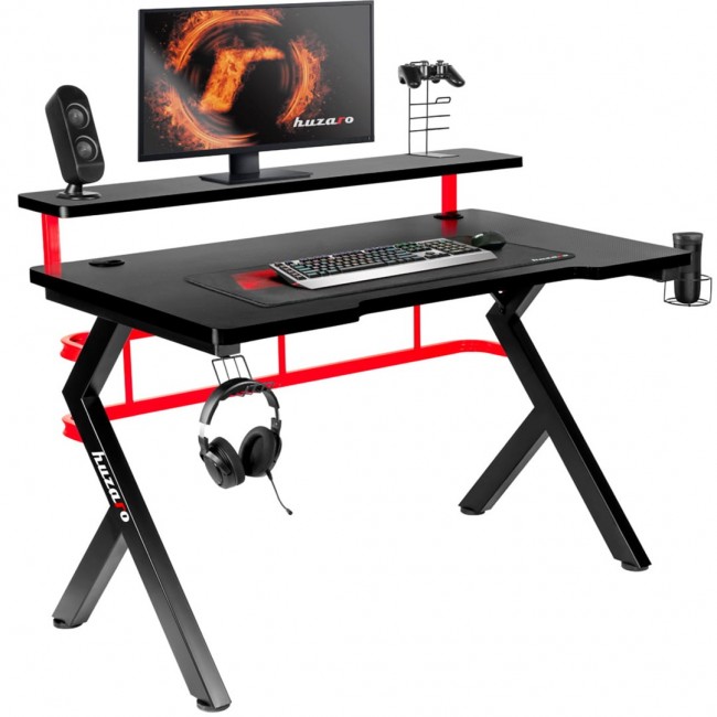 Huzaro Hero 5.0 computer desk Black, Red Huzaro Hero 5.0 computer desk Black, Red