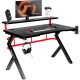 Huzaro Hero 5.0 computer desk Black, Red Huzaro Hero 5.0 computer desk Black, Red