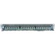 Intellinet Patch Panel, Cat6, FTP, 24-Port, 1U, Shielded, 90 Top-Entry Punch-Down Blocks, Black