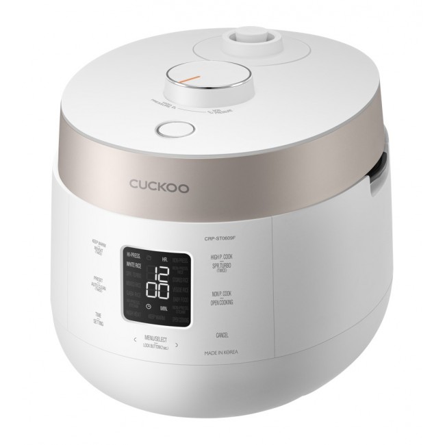 Cuckoo CRP-ST0609F rice cooker 1.08 L 880 W Champagne, White