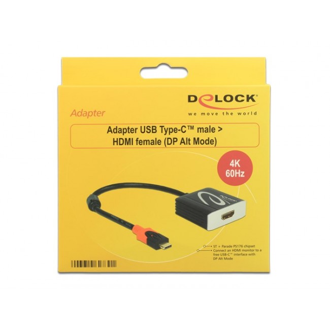 DeLOCK 62730 USB graphics adapter 4096 x 2160 pixels Black