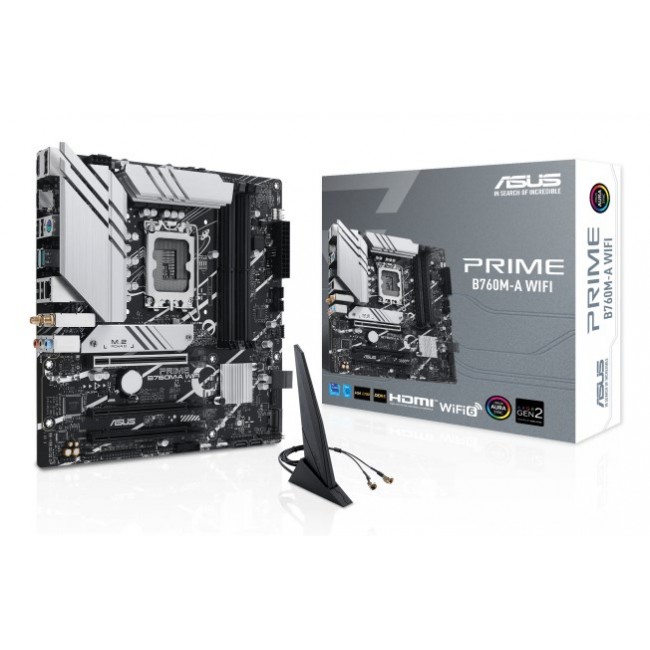 ASUS PRIME B760M-A WIFI Intel B760 LGA 1700 micro ATX ASUS PRIME B760M-A WIFI Intel B760 LGA 1700 micro ATX