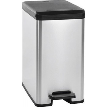 CURVER WASTE BIN SLIM BIN 25L /IML METALLIZED