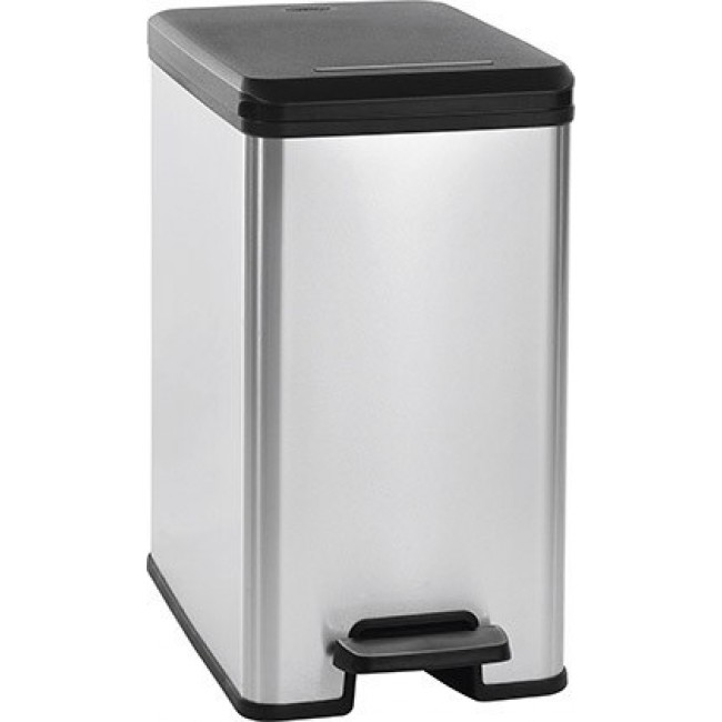 CURVER WASTE BIN SLIM BIN 25L /IML METALLIZED