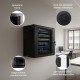 Extralink Rackmount cabinet 9U 600x600 Black wall mounted