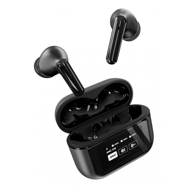 Energy Sistem Display ANC Headset True Wireless Stereo (TWS) In-ear Calls/Music USB Type-C Bluetooth Black