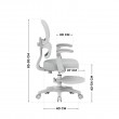 Junior 4.4 Grey swivel chair
