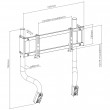 Oplite GTR S3/S8 Flight/racing simulator monitor stand