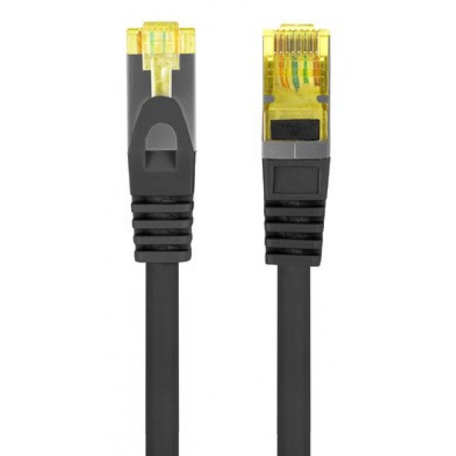 Lanberg PCF6A-10CU networking cable Black 2 m Cat6a S/FTP (S-STP) Round