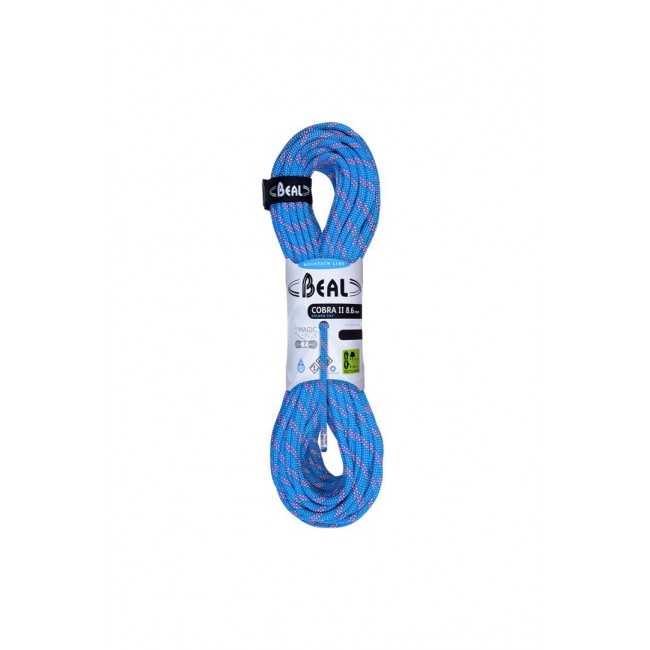 Rope BEAL cobra unicore 8.6mm 70 meters golden dry-blue Rope BEAL cobra unicore 8.6mm 70 meters golden dry-blue