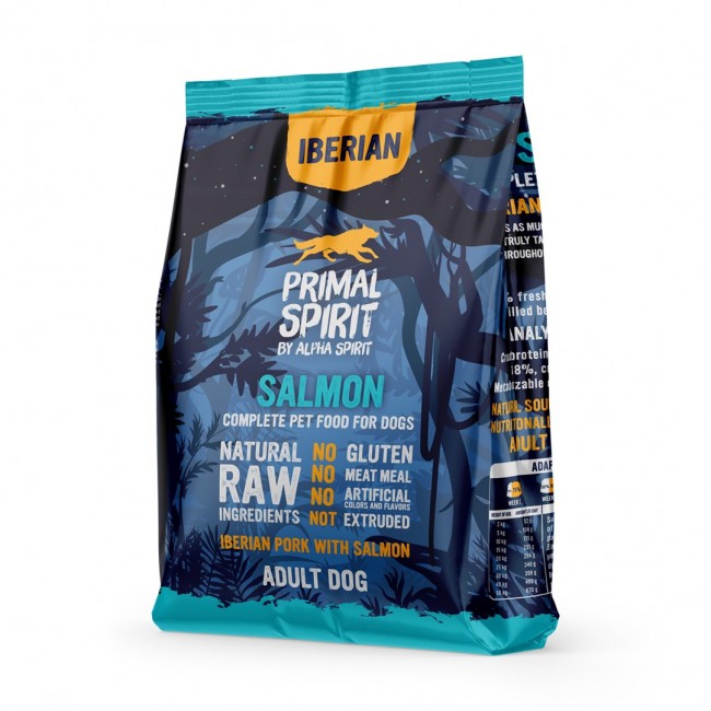 PRIMAL SPIRIT Iberian 70% Salmon semi-moist dog food 1 kg PRIMAL SPIRIT Iberian 70% Salmon semi-moist dog food 1 kg