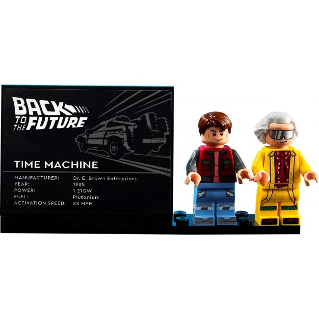 LEGO ICONS 10300 TIME MACHINE FROM BACK TO THE FUTURE LEGO ICONS 10300 TIME MACHINE FROM BACK TO THE FUTURE