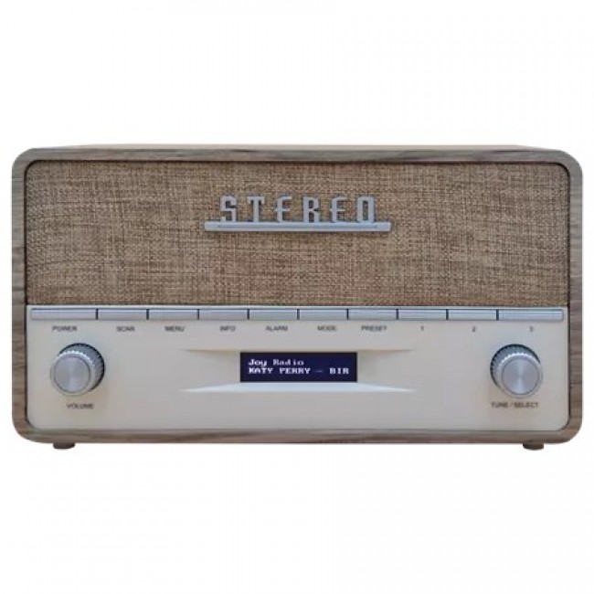 Denver DAB-36LW radio Portable Digital Brown, White