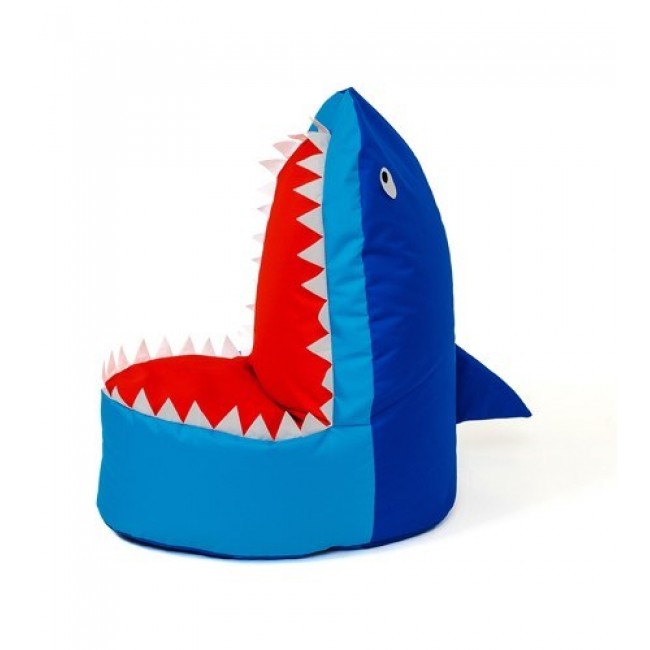 Sako sack pouffe Shark navy blue XXL 100 x 60 cm Sako sack pouffe Shark navy blue XXL 100 x 60 cm