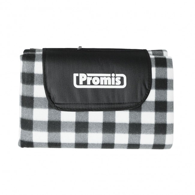 PROMIS Picnic Blanket, Green Stripes, 200 cm x 150 cm