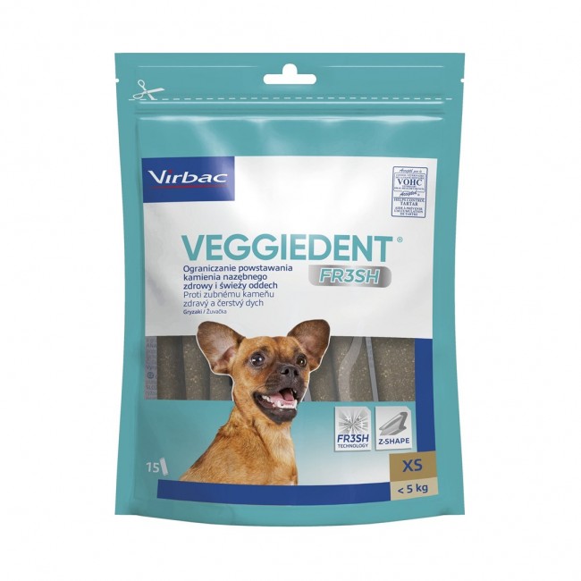 VIBRAC Veggiedent Fresh - dog treat - XS - 114 g VIBRAC Veggiedent Fresh - dog treat - XS - 114 g
