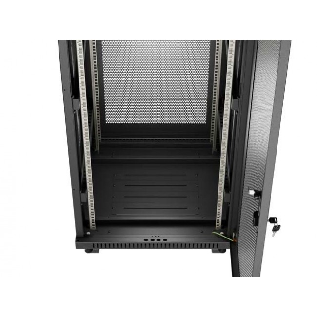 Lanberg FF01-6624-23BL rack cabinet 24U Freestanding rack Black