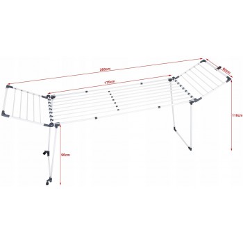 PROMIS MONZA laundry dryer, extendable + 2 large wings
