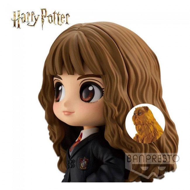 Q POSKET - HERMIONA GRANGER WITH COOKSHANKS Q POSKET - HERMIONA GRANGER WITH COOKSHANKS