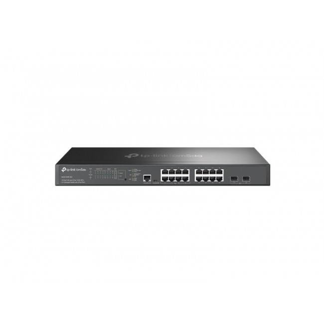 TP-Link Omada 16-Port 2.5G and 2-Port 10GE SFP+ L2+ Managed Switch with 8-Port PoE+
