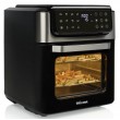 Tristar Hei luft-Ofen Kontrollleuchte Timerfunktion 12 l Single Stand-alone 1800 W Hot air fryer Black, Stainless steel