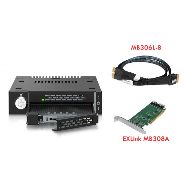 Icy Dock ToughArmor MB834MK-B V2 SSD enclosure Black Icy Dock ToughArmor MB834MK-B V2 SSD enclosure Black