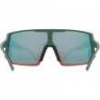 Uvex sportstyle 235 Multi-sport glasses Unisex Semi rimless Green, Red