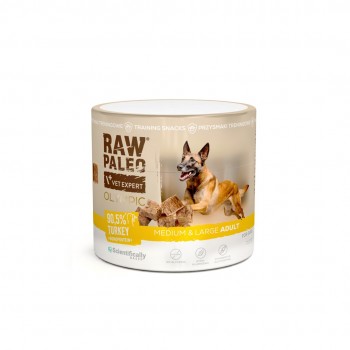 VETEXPERT Raw Paleo Olympic Turkey Medium Large Mono - dog treat - 90g