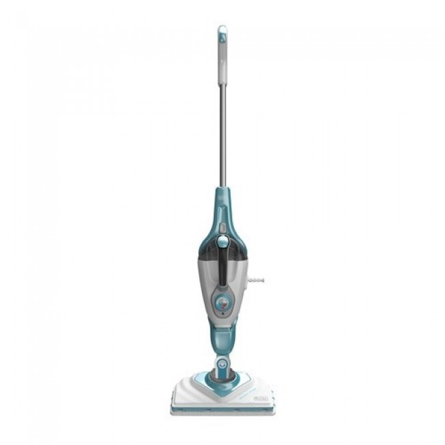 Black & Decker BHSM166DSM steam cleaner Steam mop 0.5 L 1600 W Aqua colour, White