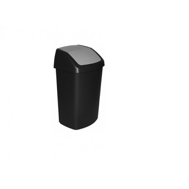 Curver Swing-Top 50 L Rectangular Plastic Black, Grey