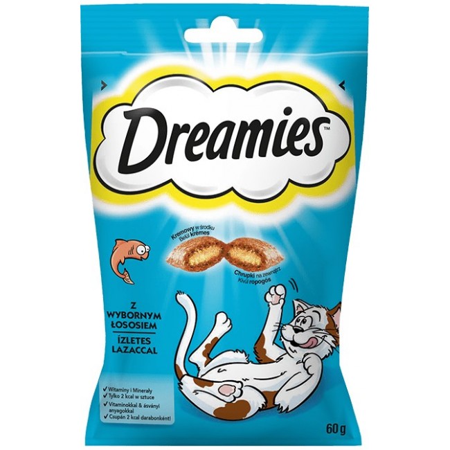 Dreamies 4008429037962 dog / cat treat Snacks Salmon 60 g