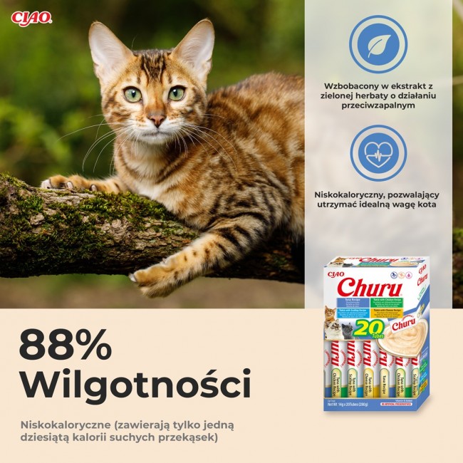 INABA Churu Variety box Tuna - cat treats - 20 x 14g INABA Churu Variety box Tuna - cat treats - 20 x 14g