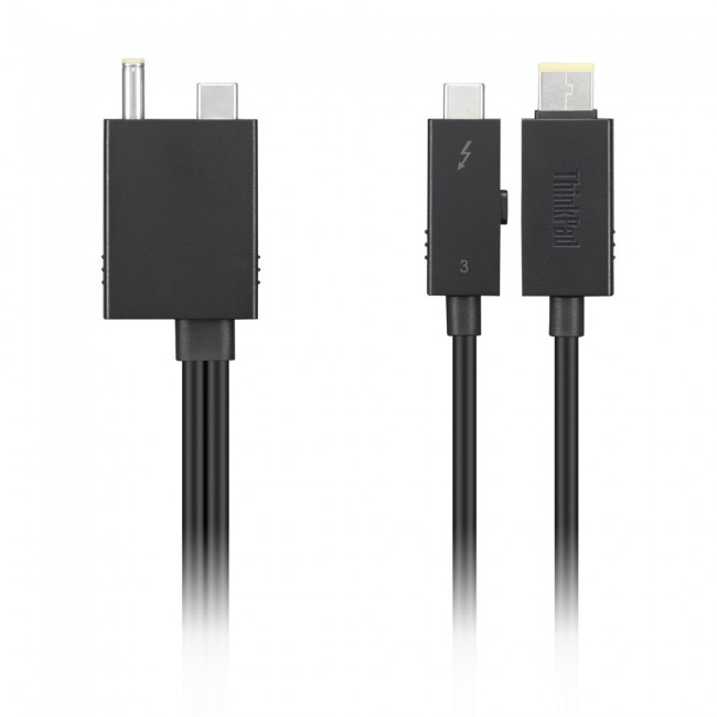 Lenovo 4X91K16970 Thunderbolt cable 0.7 m 40 Gbit/s Black Lenovo 4X91K16970 Thunderbolt cable 0.7 m 40 Gbit/s Black