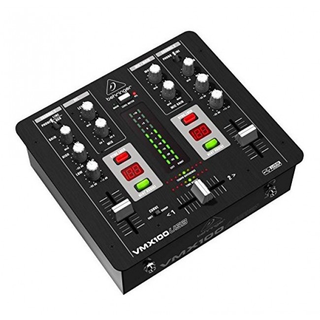 Behringer VMX100USB audio mixer 2 channels Black Behringer VMX100USB audio mixer 2 channels Black