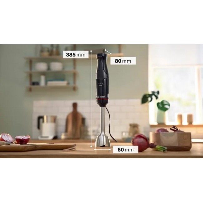 Bosch Serie 4 MSM4B6V2 blender 1.2 L Immersion blender 1000 W Black Bosch Serie 4 MSM4B6V2 blender 1.2 L Immersion blender 1000 W Black
