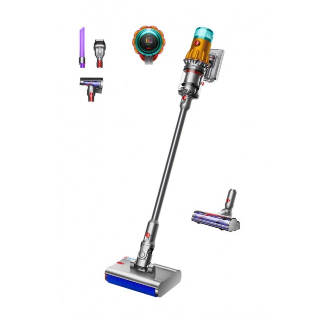 Dyson V12 Submarine 3-in-1 stick vacuum Battery Dry&wet HEPA Bagless 0.35 L Nickel, Yellow Dyson V12 Submarine 3-in-1 stick vacuum Battery Dry&wet HEPA Bagless 0.35 L Nickel, Yellow