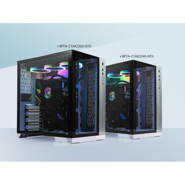 Bitspower BPTA-CYAIO360-NTX computer cooling system Processor Liquid cooling kit Black 1 pc(s) Bitspower BPTA-CYAIO360-NTX computer cooling system Processor Liquid cooling kit Black 1 pc(s)