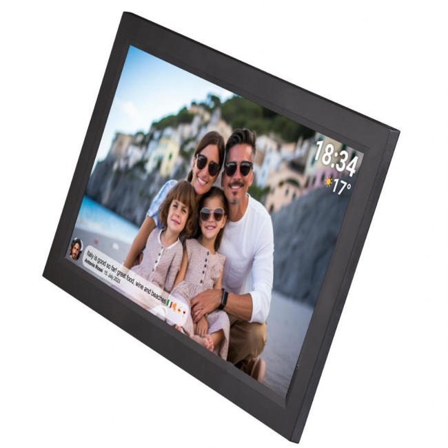 Denver PFF-1503B digital photo frame Black 39.6 cm (15.6