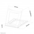 Neomounts NSLS075BLACK Laptop stand 10-16