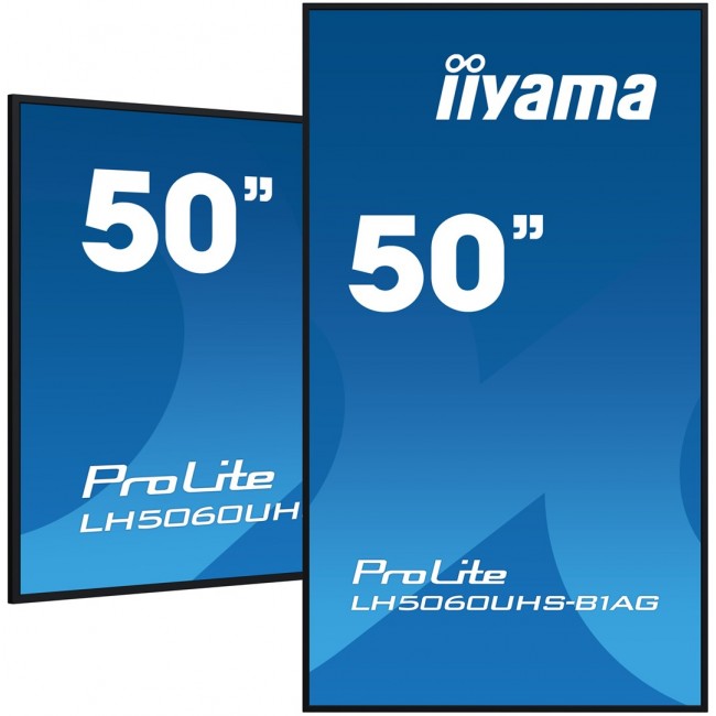 iiyama LH5060UHS-B1AG Signage Display Digital A-board 125.7 cm (49.5