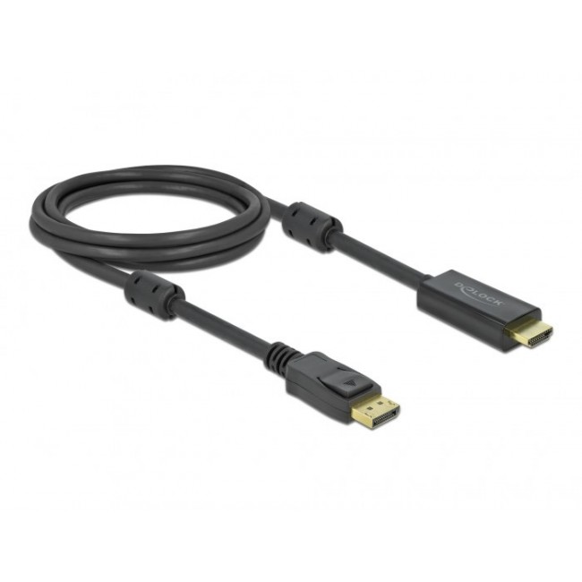 DeLOCK Active DisplayPort 1.2 to HDMI Cable 4K 60 Hz 2 m DeLOCK Active DisplayPort 1.2 to HDMI Cable 4K 60 Hz 2 m