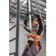 Belay kit with waist belt and shock absorber Belay kit with waist belt and shock absorber