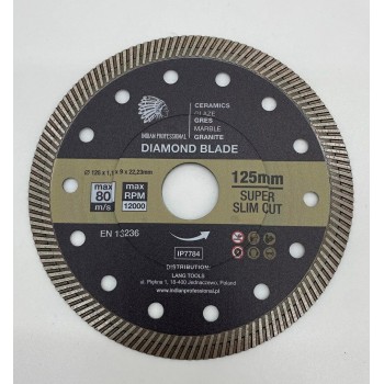 TARCZA DIAMENTOWA 125mm x 1,1mm x 22,2mm SUPER SLIM CUT /INDIAN PROFESSIONAL