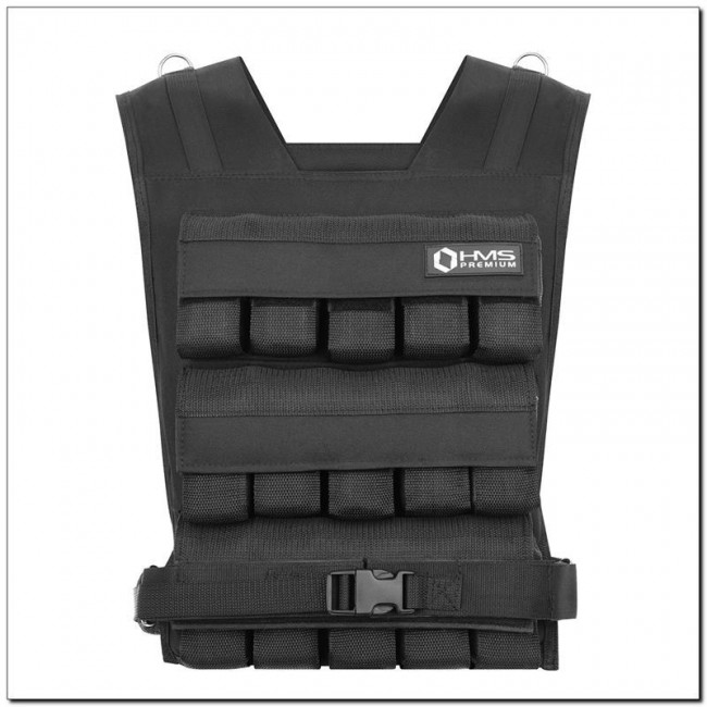 HMS Fitness KTO30 weighted vest Steel Black HMS Fitness KTO30 weighted vest Steel Black