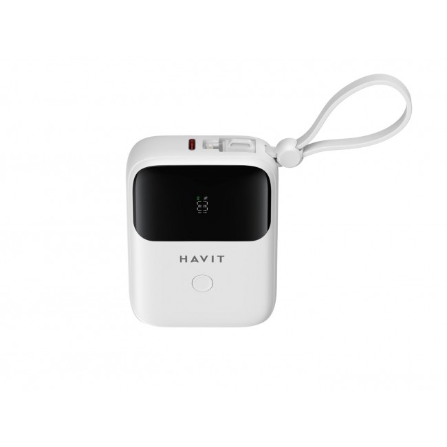 Havit PB5215 - 10000mAh Powerbank, white Havit PB5215 - 10000mAh Powerbank, white