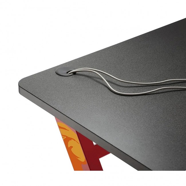 NanoRS RS120 Gaming Computer Desk, Modern Design, Light and Stable ( 50kg max load), Black & Orange, NanoRS RS120 Gaming Computer Desk, Modern Design, Light and Stable ( 50kg max load), Black & Orange,